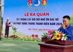 Phường Bàn Thạch ra quân “Tết trồng cây Đời đời nhớ ơn Bác Hồ”, phát động Tháng Thanh niên năm 2026