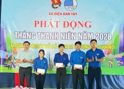 Đoàn xã Điện Bàn Tây tổ chức Lễ phát động Tháng Thanh niên năm 2026