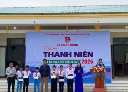 Tuổi trẻ Đắc Pring ra quân Tháng Thanh niên năm 2026