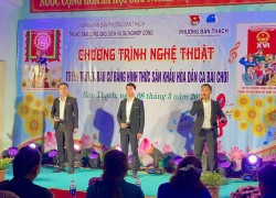 Tuổi trẻ Bàn Thạch tiếp tục đẩy mạnh lưu diễn sân khấu hóa dân ca Bài chòi tuyên truyền bầu cử đại biểu Quốc hội và HĐND các cấp
