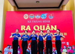 Tuổi trẻ xã Thăng Bình phối hợp ra quân tuyên truyền lưu động cuộc bầu cử đại biểu Quốc hội khóa XVI và đại biểu HĐND các cấp nhiệm kỳ 2026 – 2031