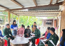 Tuổi trẻ Đắc Pring “đi từng ngõ, gõ từng nhà” tuyên truyền bầu cử