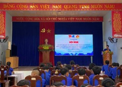 Đoàn xã Thạnh Bình tổ chức tuyên truyền kỷ niệm 51 năm Ngày Giải phóng miền Nam và Ngày Quốc tế Lao động 1/5