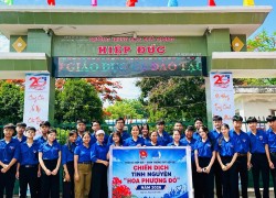 Đoàn xã Hiệp Đức ra quân chiến dịch “Hoa phượng đỏ” năm 2026