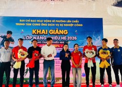 Đoàn phường Liên Chiểu phối hợp khai mạc các lớp học năng khiếu hè năm 2026