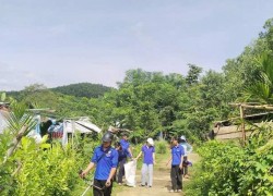 Đoàn xã Phước Trà hưởng ứng Ngày Chủ nhật xanh