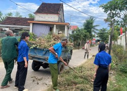 Tuổi trẻ xã Tây Hồ ra quân hưởng ứng đợt cao điểm “60 ngày thanh niên chung tay xây dựng cảnh quan và bảo vệ môi trường”