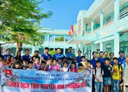 Chi đoàn Trường Tiểu học số 1 Hòa Nhơn, Đoàn xã Bà Nà ra quân Chiến dịch Hoa phượng đỏ và khai mạc mô hình “Mùa hè cùng tiến” năm học 2025 - 2026