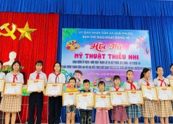 Hội thi Mỹ thuật thiếu nhi xã Quế Phước năm 2026