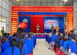 Ra mắt mô hình “Thanh niên xã Trà Vân nói không với vi phạm pháp luật và tệ nạn xã hội”
