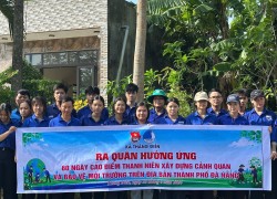 Đoàn xã Thăng Điền tiếp tục ra quân hưởng ứng 60 ngày cao điểm xây dựng cảnh quan, bảo vệ môi trường