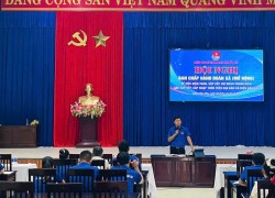 Đoàn xã Điện Bàn Tây tổ chức Hội nghị Ban Chấp hành (mở rộng) thông qua phương án kiện toàn, sắp xếp chi đoàn sau sáp nhập thôn