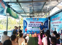 Đoàn xã Thăng Điền phối hợp tổ chức khai giảng lớp dạy bơi và kỹ năng phòng, chống đuối nước cho trẻ em năm 2026