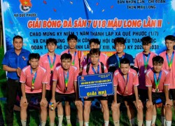 Đoàn xã Quế Phước tổ chức Giải bóng đá U18 năm 2026 chào mừng kỷ niệm tái lập xã và thành công Đại hội Đoàn toàn quốc