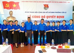 Đoàn phường Cẩm Lệ công bố quyết định thành lập chi đoàn Trường Mầm non tư thục Bông Sen