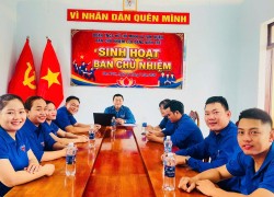 Đoàn xã Tam Xuân sinh hoạt Ban Chủ nhiệm Câu lạc bộ Đảng viên trẻ