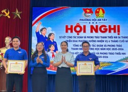 Hội nghị sơ kết công tác Đoàn và phong trào thanh thiếu nhi 6 tháng đầu năm; tổng kết công tác Đoàn trường học và công tác Đội năm học 2025 – 2026 phường Hội An Tây