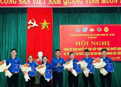 Đoàn xã Đức Phú công bố các quyết định thành lập tổ chức và nhân sự các chi đoàn thôn sau sắp xếp