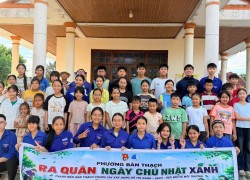 Tuổi trẻ phường Bàn Thạch ra quân hưởng ứng "Ngày Chủ nhật xanh"