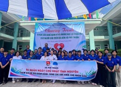 Đoàn Thanh niên xã Phú Thuận hỗ trợ công tác khám sức khỏe toàn dân trên địa bàn