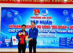 Đoàn Thanh niên phường An Khê tổ chức tập huấn công tác Đoàn - Hội cho cán bộ Đoàn, đoàn viên thanh niên sau sáp nhập tổ dân phố