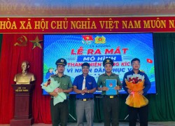 Đoàn xã Avương ra mắt mô hình “Đội Thanh niên xung kích vì Nhân dân phục vụ”