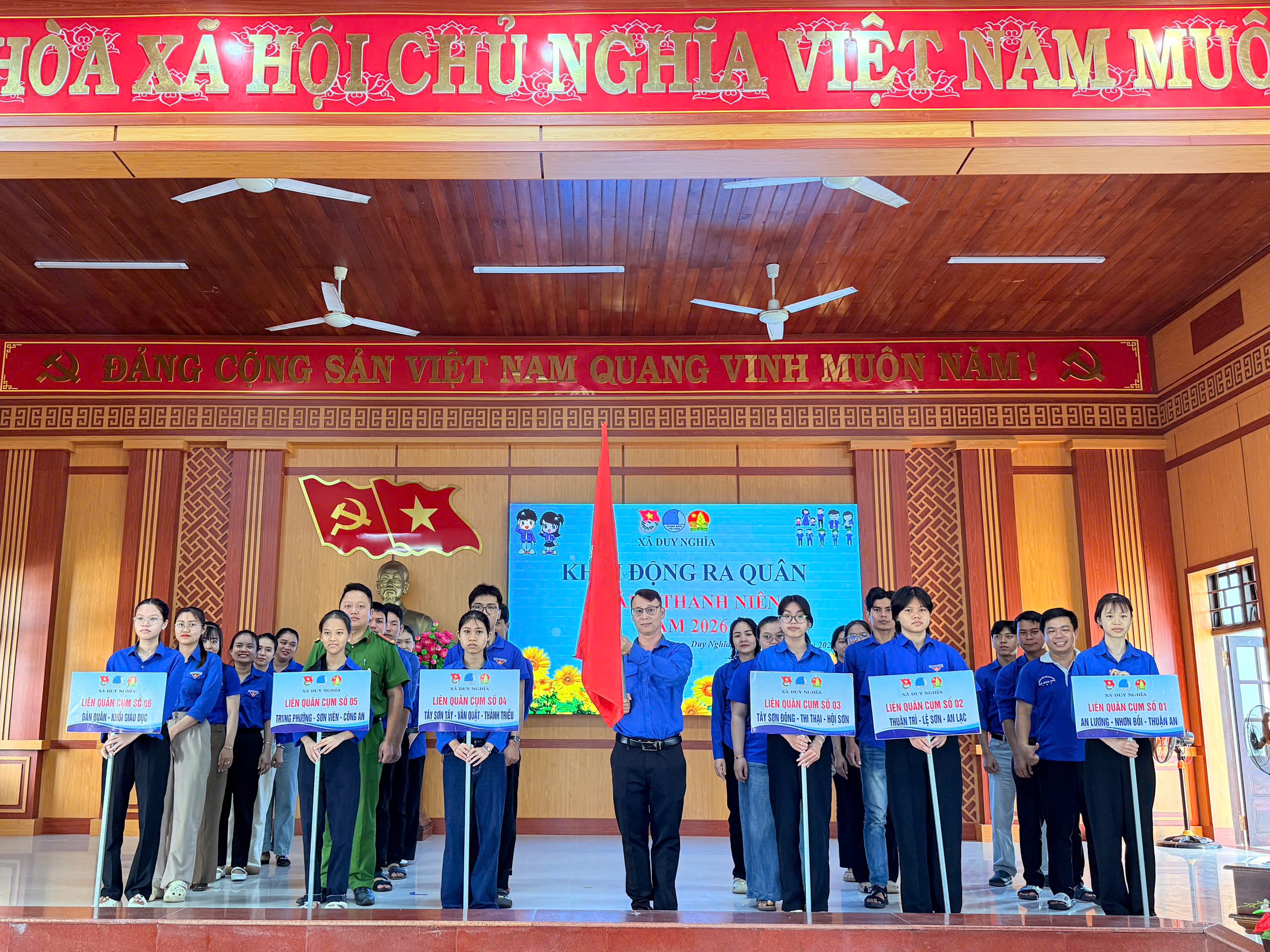 Đoàn Thanh niên xã Duy Nghĩa ra quân Tháng Thanh niên năm 2026 – Tuổi trẻ hành động vì cộng đồng