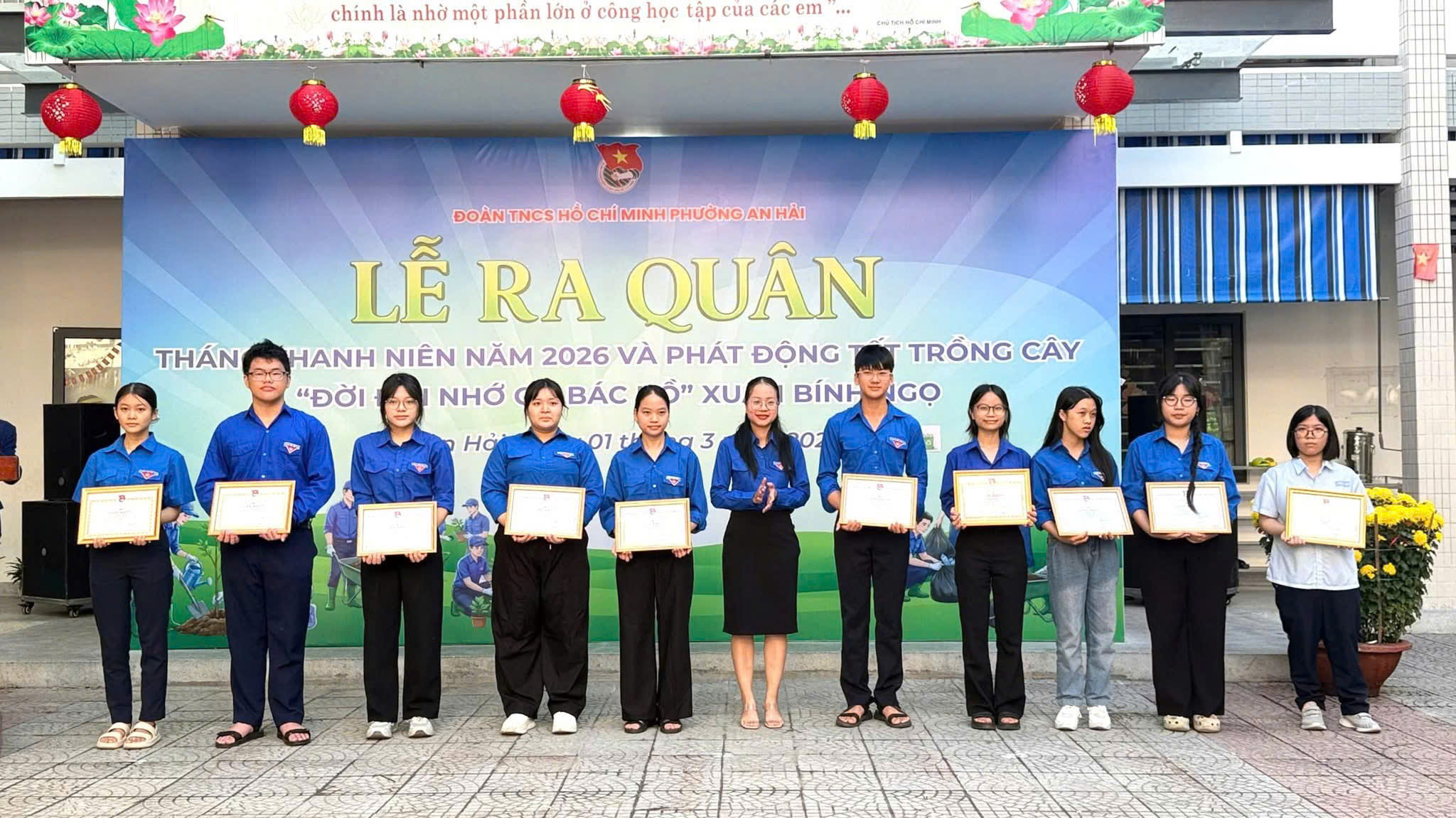 Đoàn phường An Hải phát động Tháng Thanh niên năm 2026 và Tết trồng cây