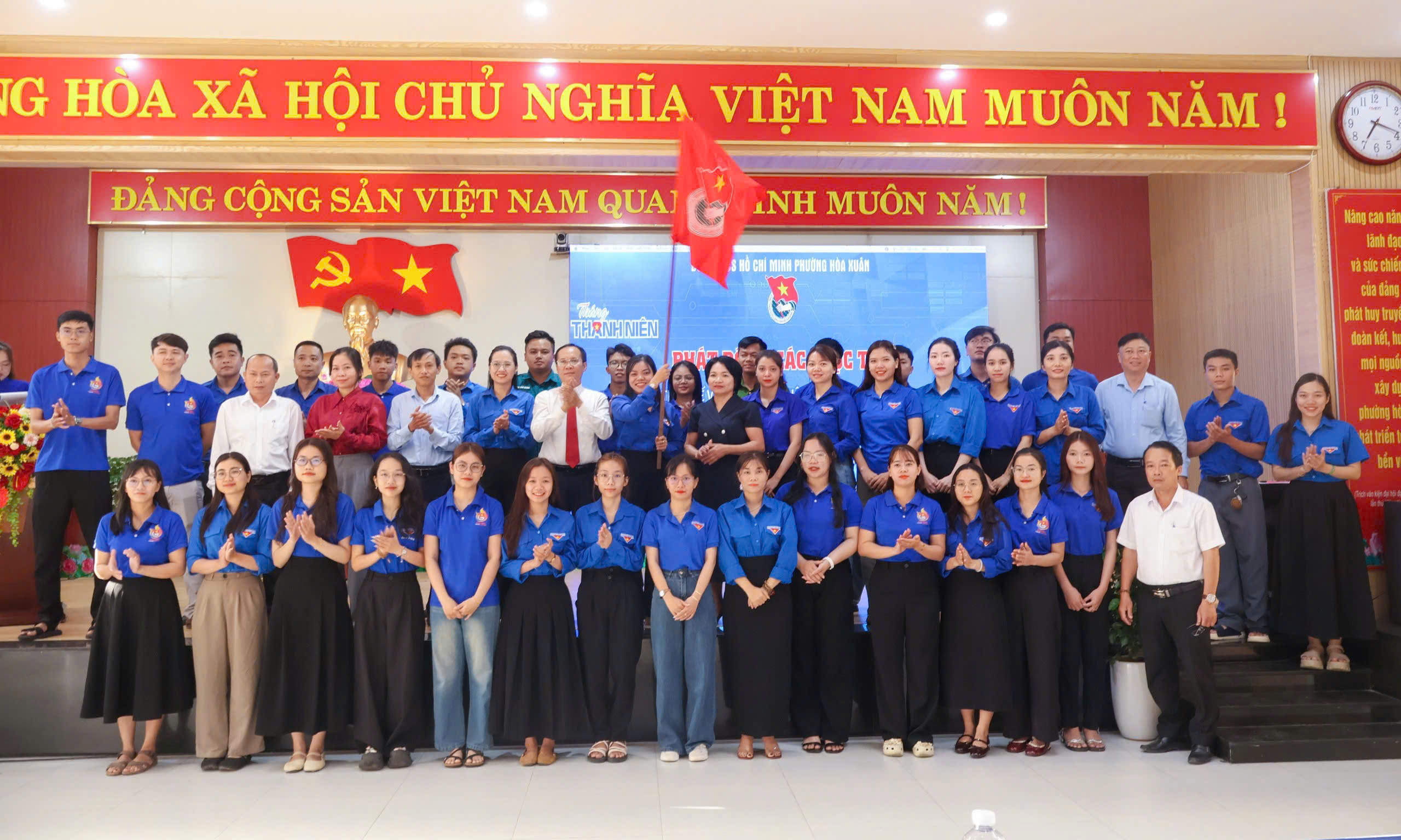 Phường Hòa Xuân tổ chức Lễ phát động Tháng Thanh niên năm 2026