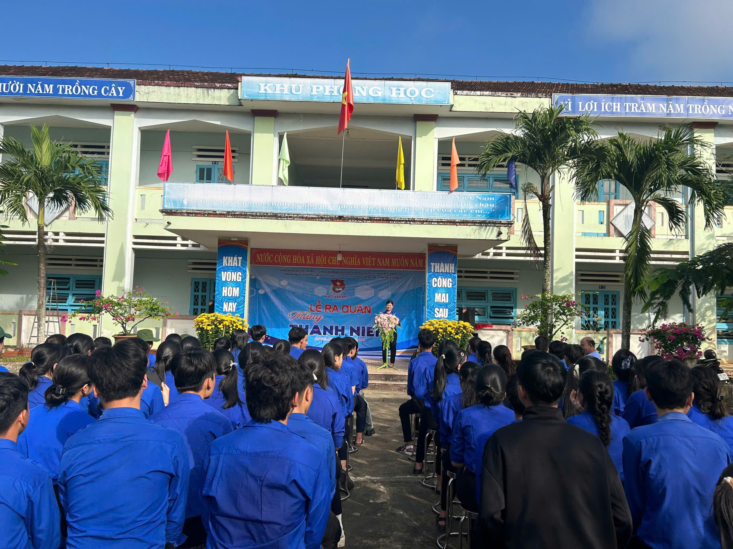 Đoàn xã Tam Mỹ ra quân Tháng Thanh niên năm 2026