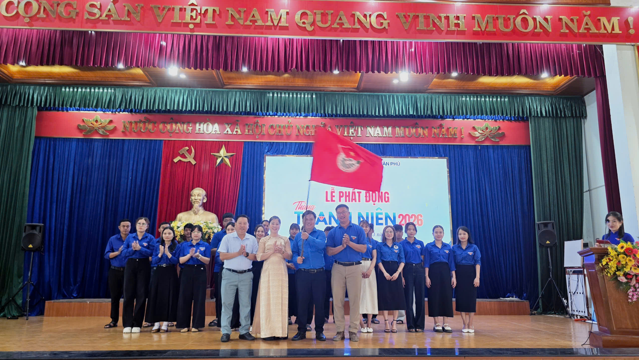 Đoàn xã Xuân Phú ra quân Tháng Thanh niên năm 2026