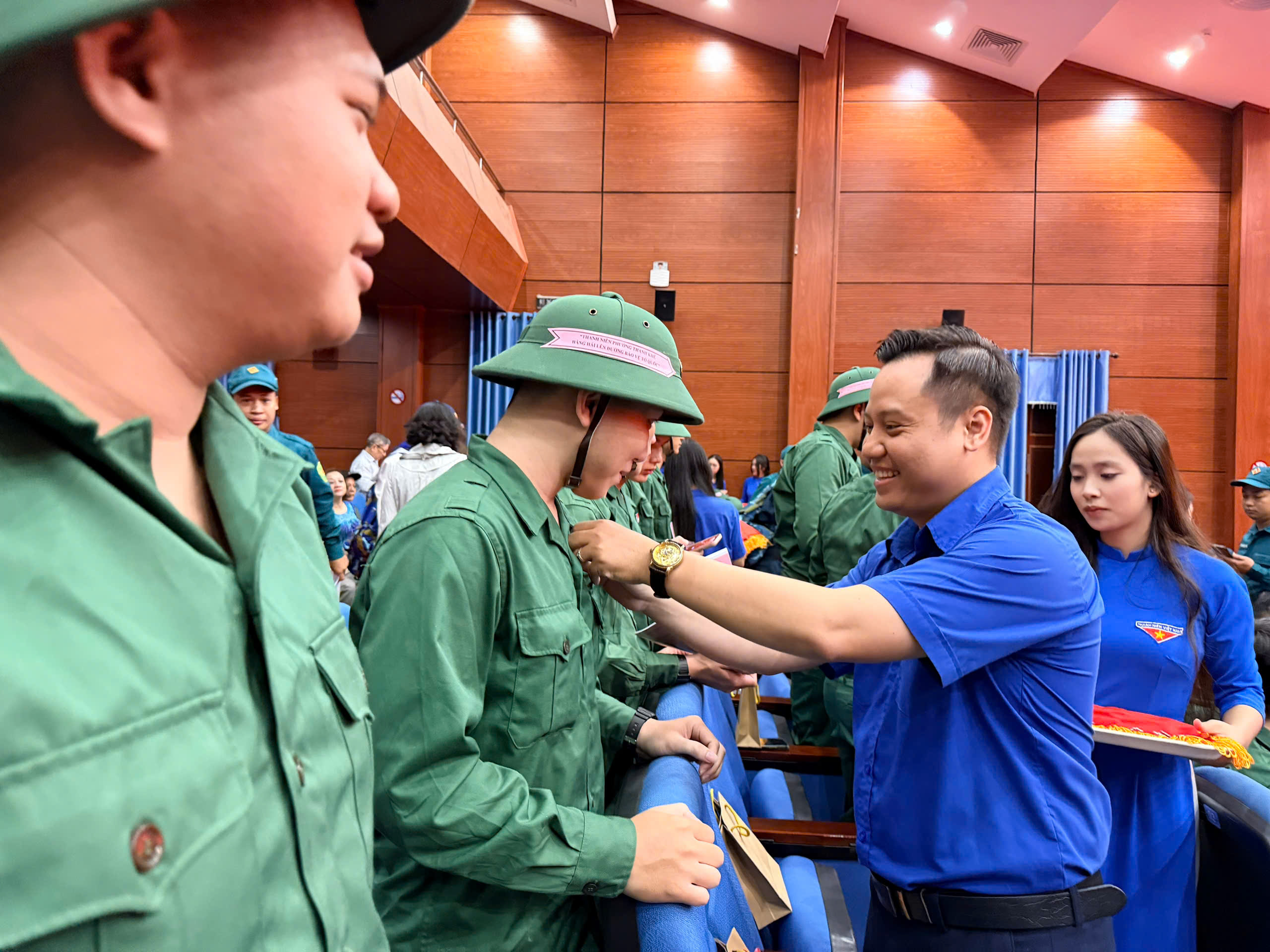 Tuổi trẻ phường Thanh Khê hăng hái lên đường nhập ngũ năm 2026