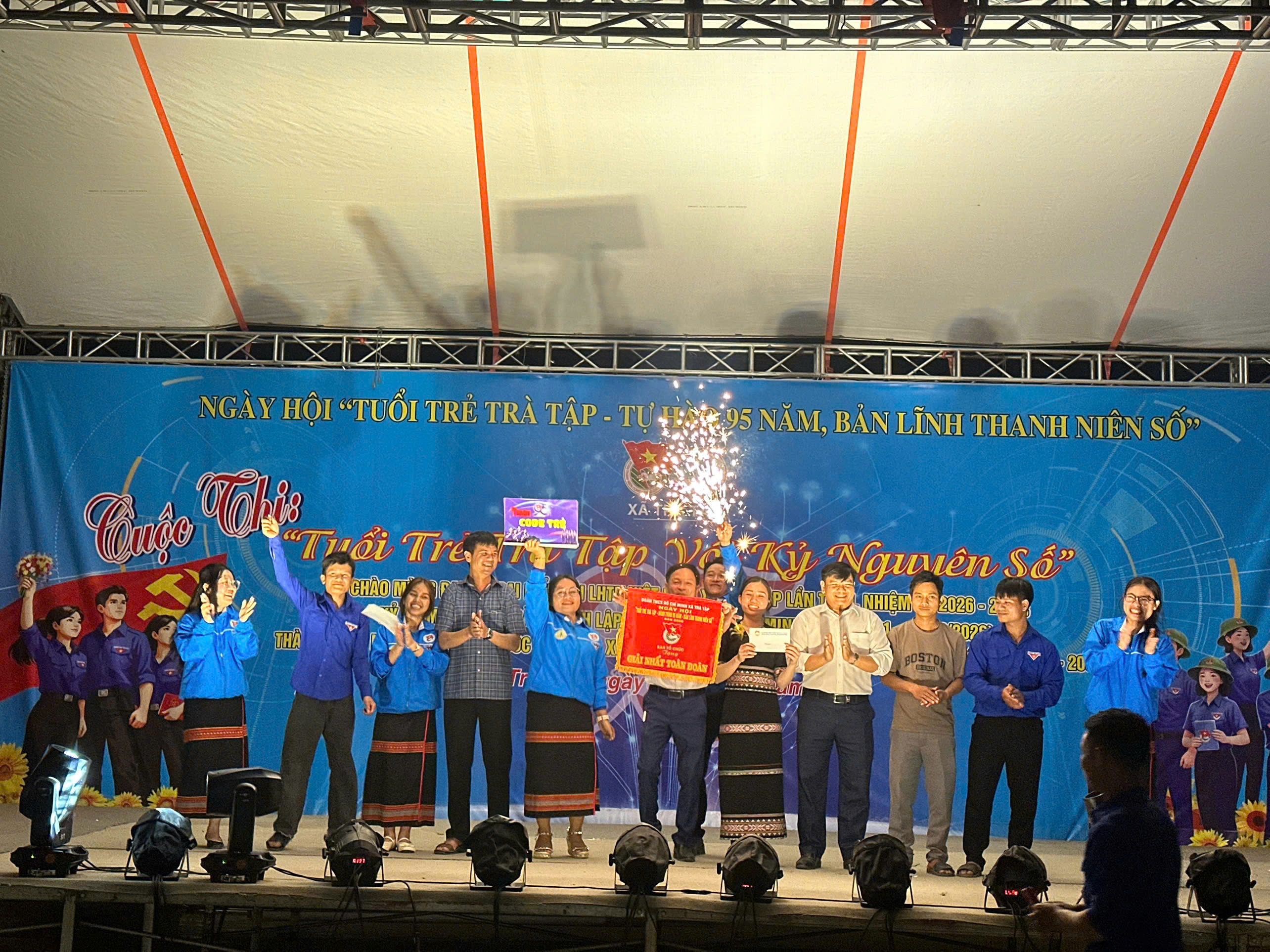 Ngày hội “Tuổi trẻ Trà Tập – Tự hào 95 năm, bản lĩnh thanh niên số”