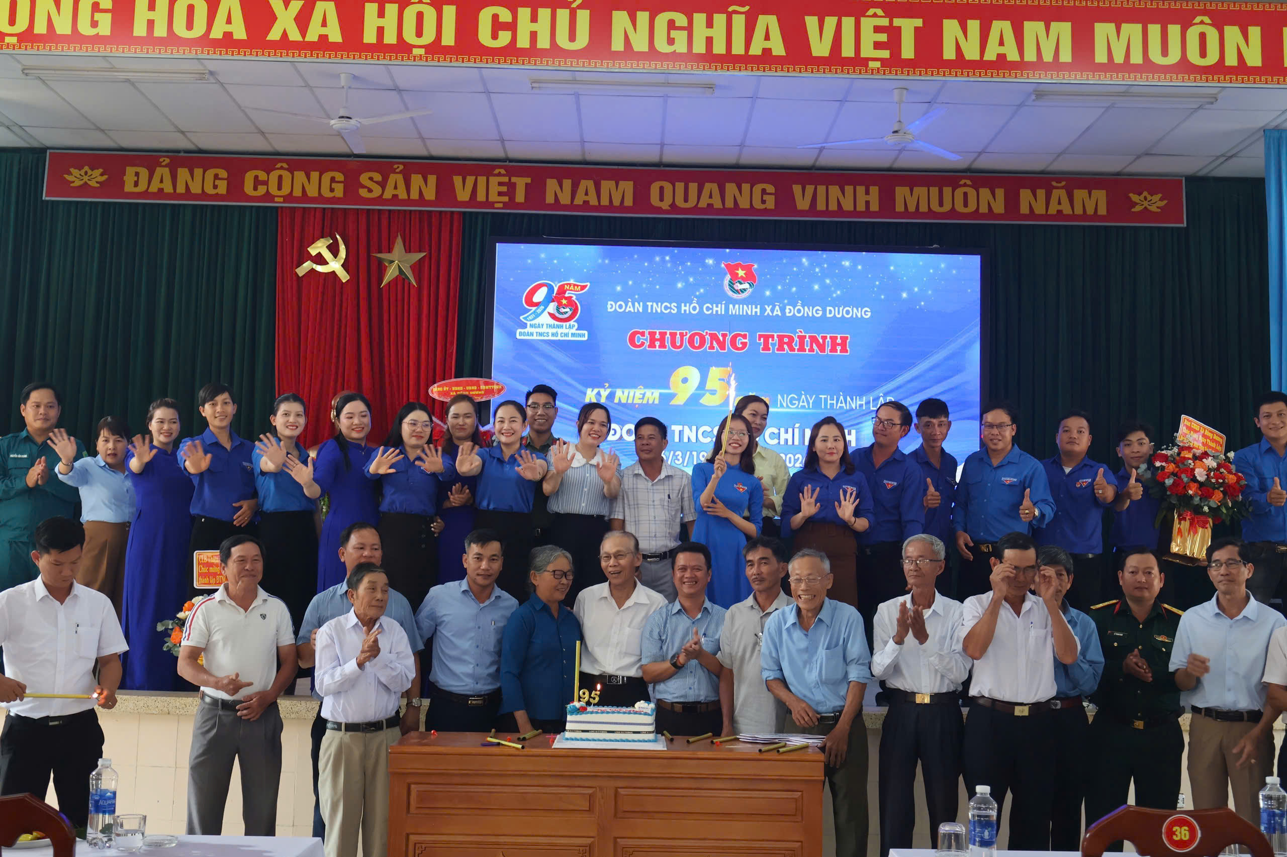 Chương trình kỷ niệm 95 năm Ngày thành lập Đoàn TNCS Hồ Chí Minh tại xã Đồng Dương