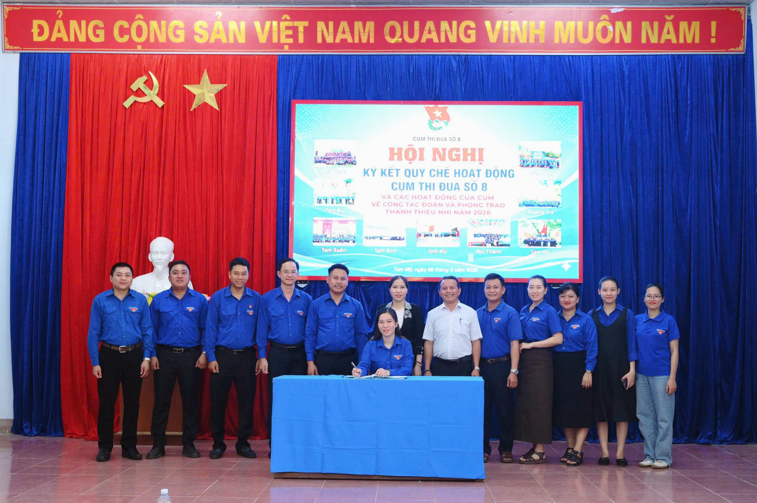 Cụm thi đua số 8 tổ chức Hội nghị ký kết Quy chế hoạt động năm 2026