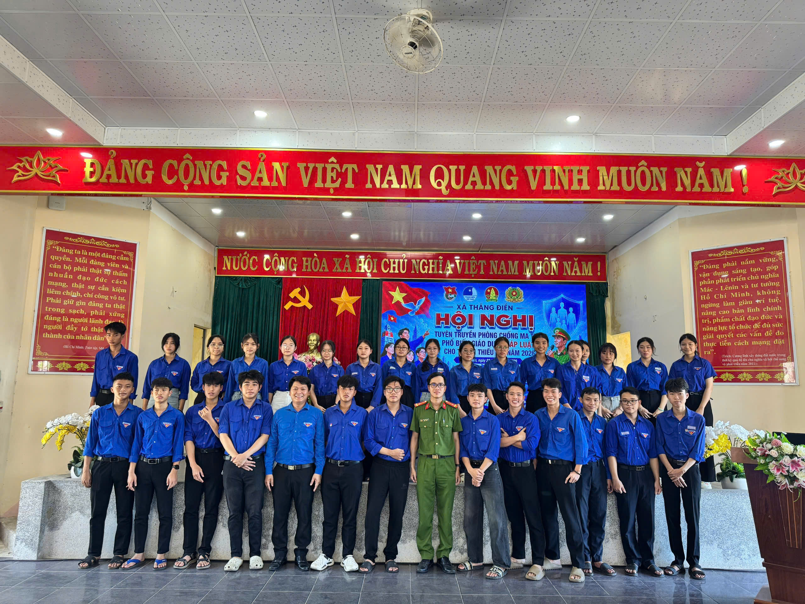 Đoàn xã Thăng Điền tổ chức hội nghị tuyên truyền phòng, chống ma túy cho thanh thiếu nhi năm 2026