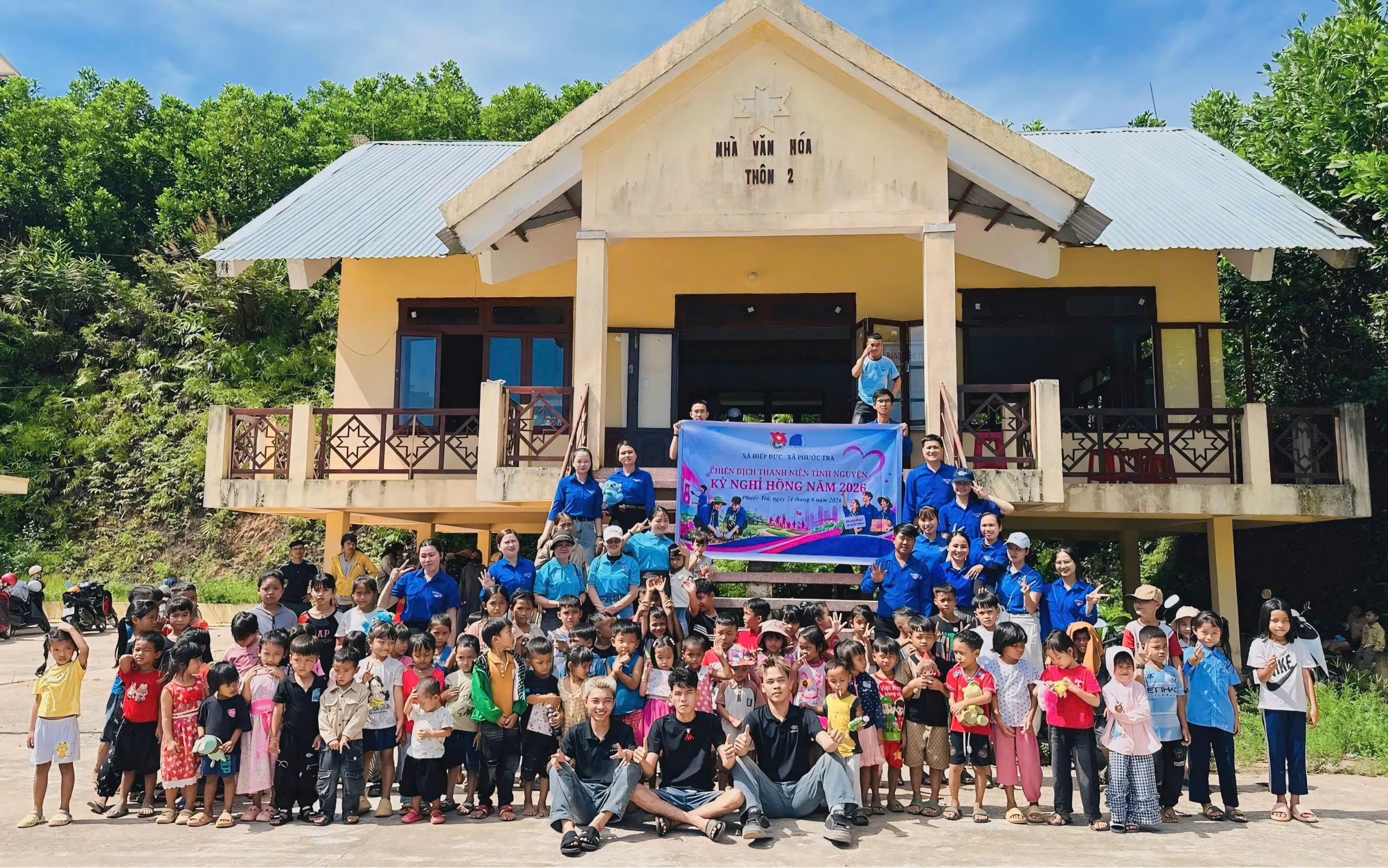 Tuổi trẻ Hiệp Đức và Phước Trà phối hợp tổ chức Chiến dịch “Kỳ nghỉ hồng” năm 2026