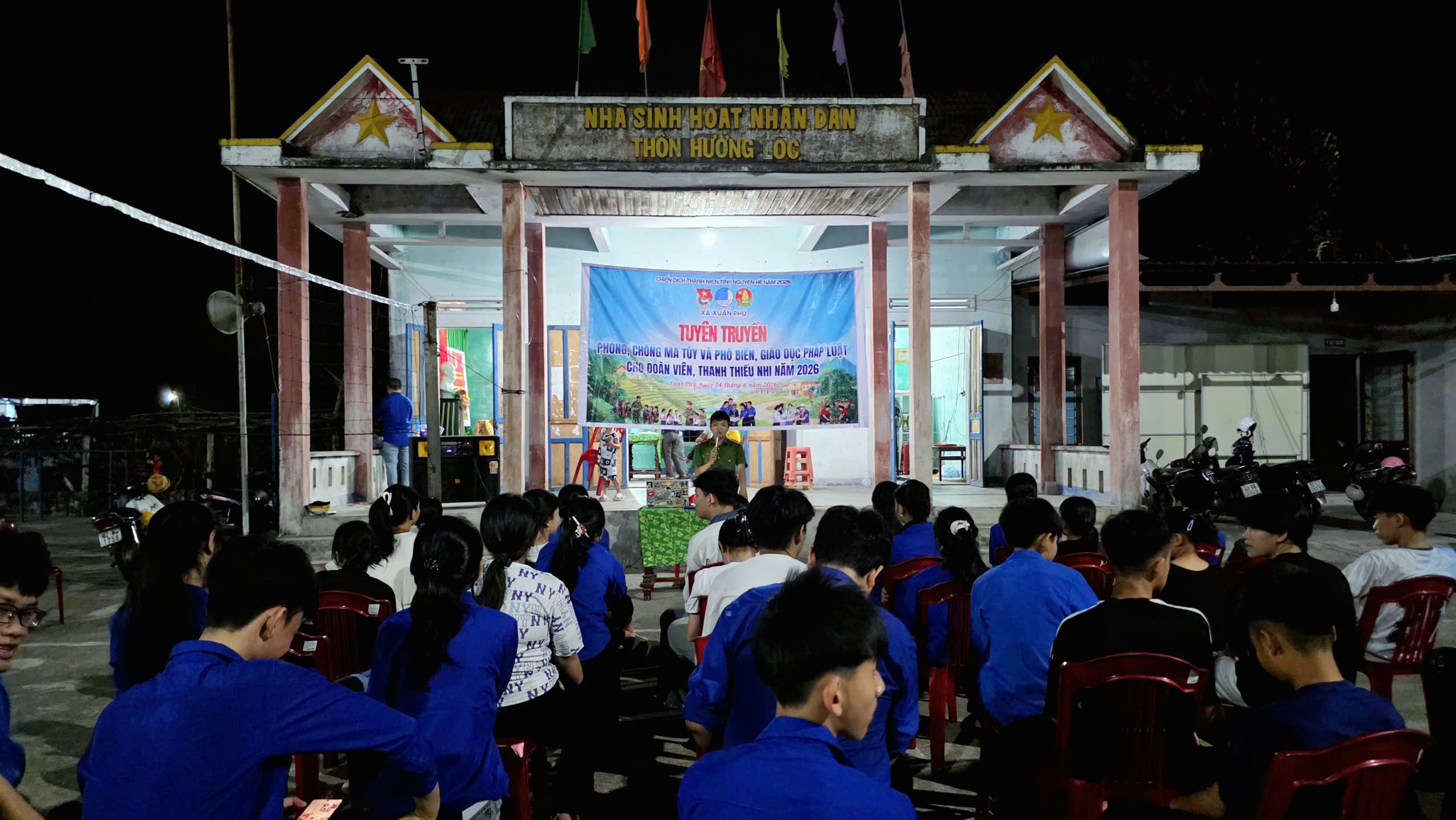 Đoàn xã Xuân Phú tổ chức tuyên truyền phòng, chống ma túy và phổ biến, giáo dục pháp luật cho đoàn viên, thanh thiếu nhi năm 2026