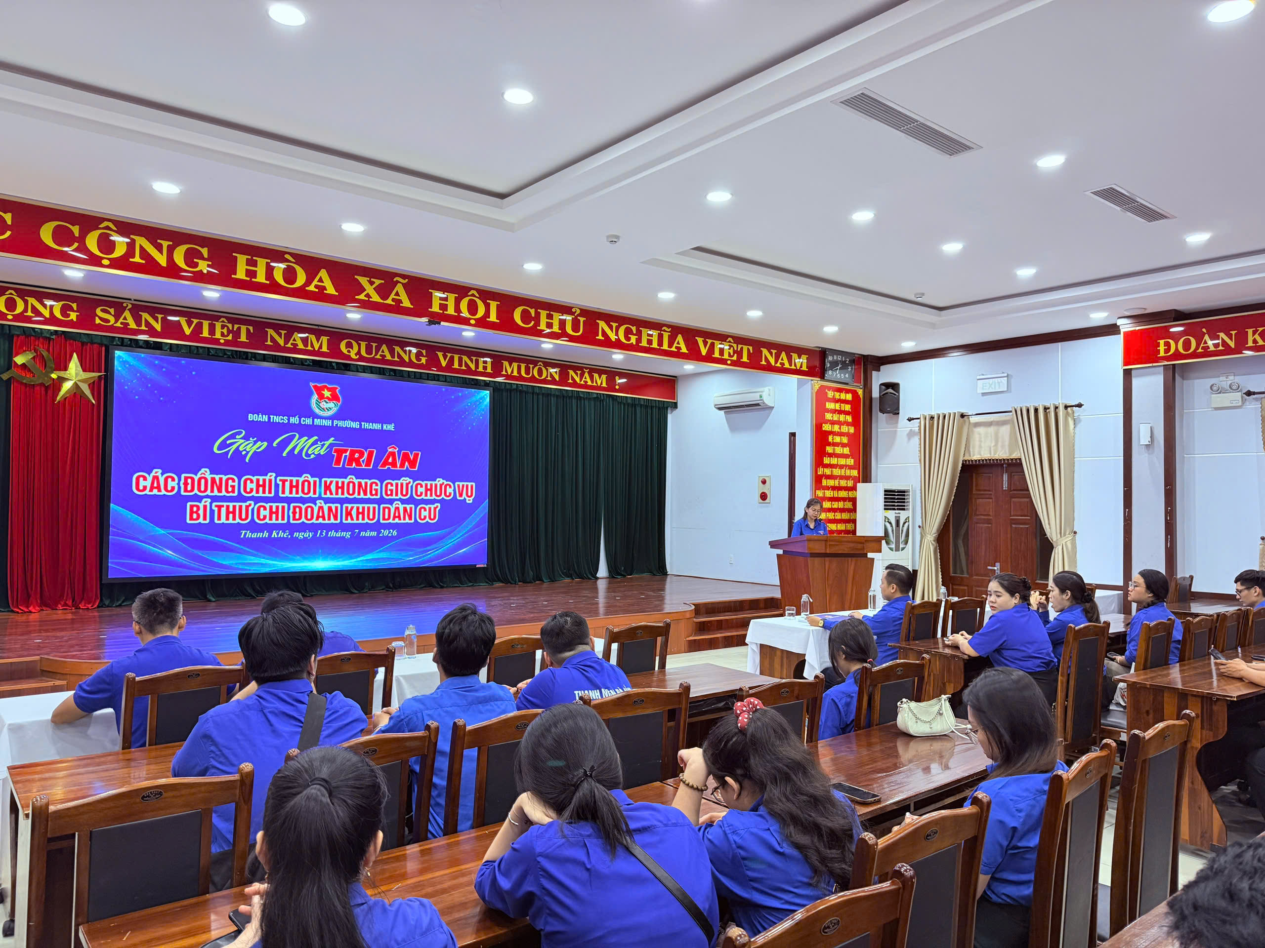 Đoàn phường Thanh Khê gặp mặt, tri ân nguyên Bí thư Chi đoàn khu dân cư thôi tham gia công tác Đoàn