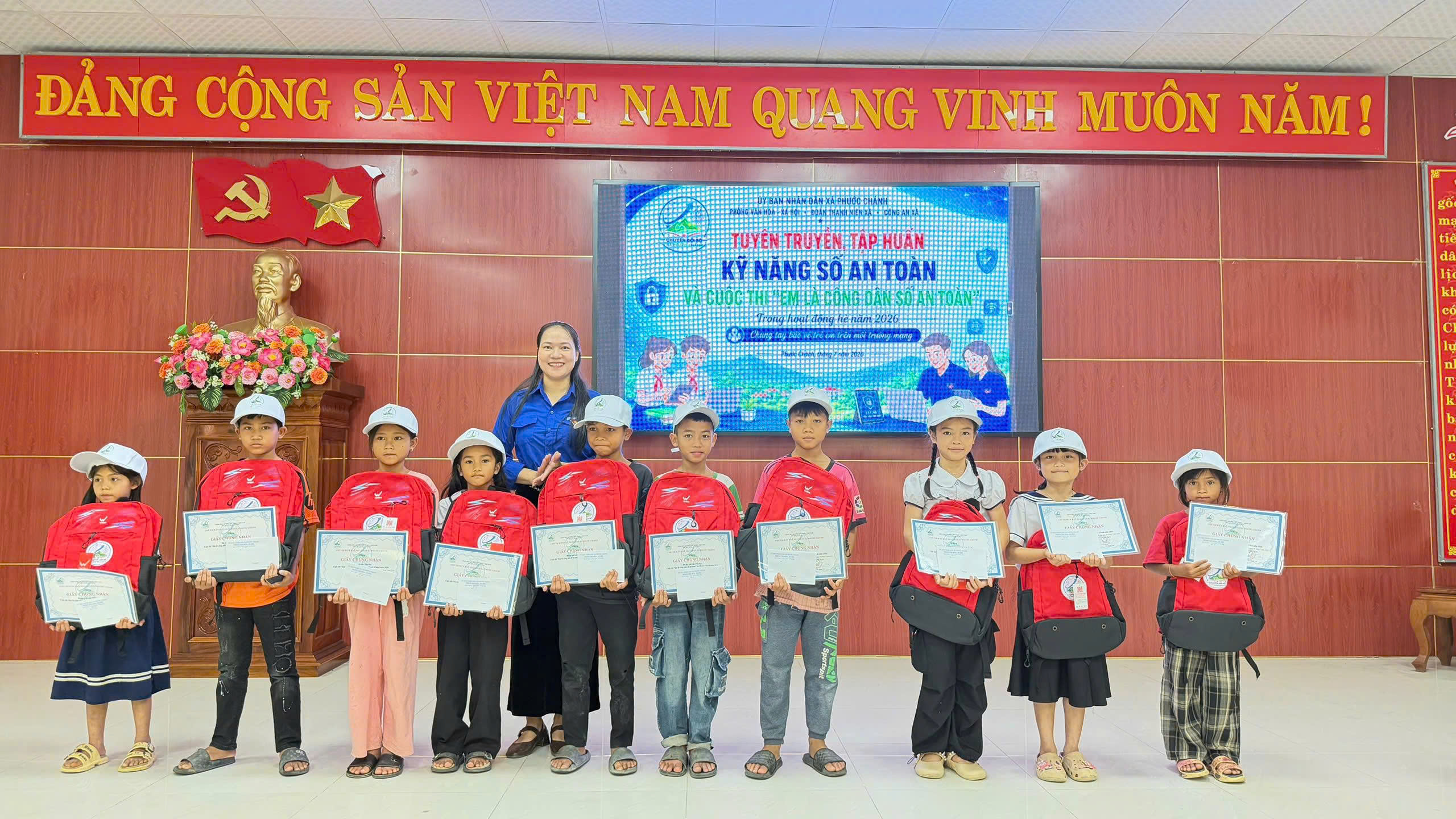 Đoàn xã Phước Chánh tổ chức Hội thi “Em là công dân số” năm 2026