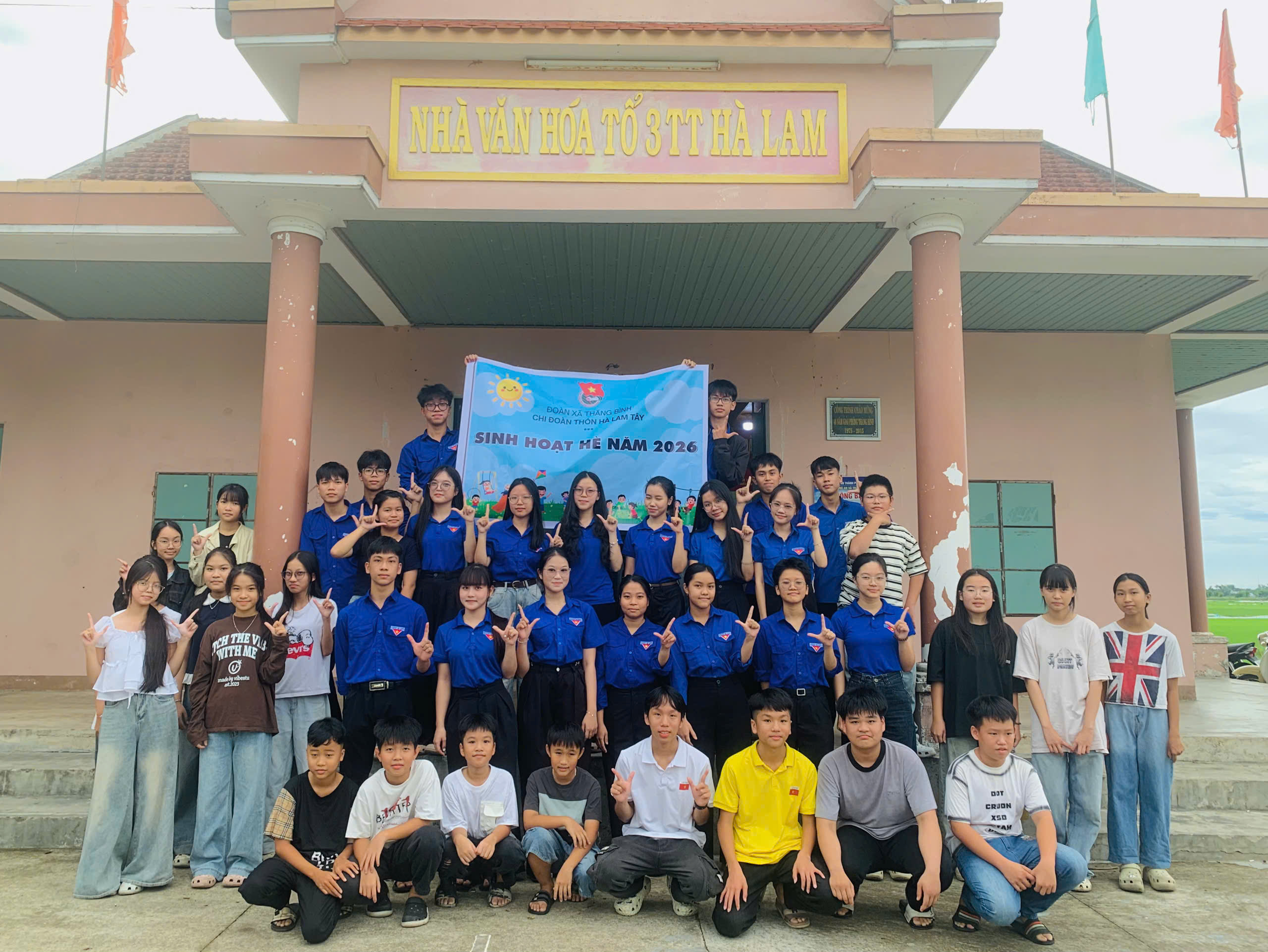 Xã Thăng Bình sôi nổi tổ chức sinh hoạt hè tháng 7 tại các chi đoàn thôn
