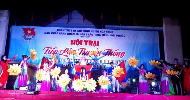 Hội trại “Tiếp lửa truyền thống” cho ĐVTN cụm 3 xã Hoà Châu – Hoà Tiến – Hoà Phước. Hội trại “Tiếp lửa truyền thống” cho ĐVTN cụm 3 xã Hoà Châu – Hoà Tiến – Hoà Phước.