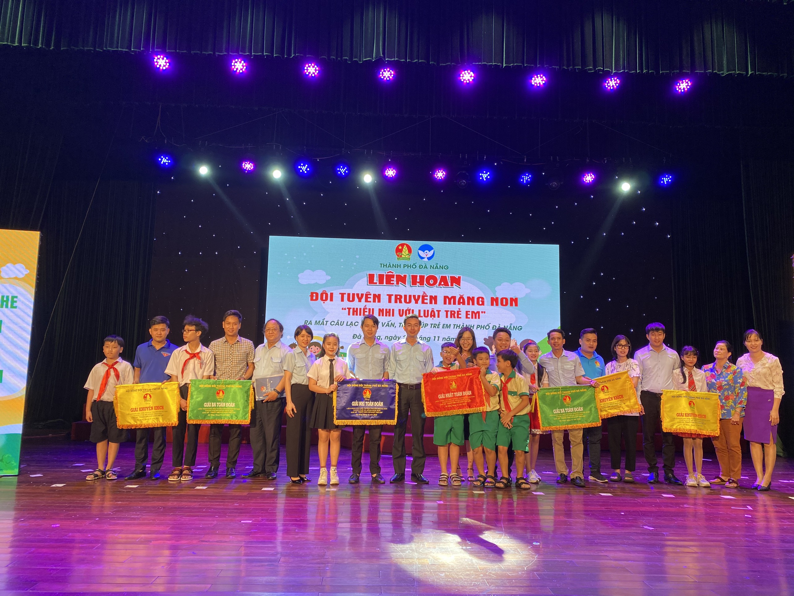 Hội đồng Đội thành phố Đà Nẵng tổ chức Liên hoan các Đội Tuyên truyền măng non với chủ đề “Thiếu nhi với Luật trẻ em”