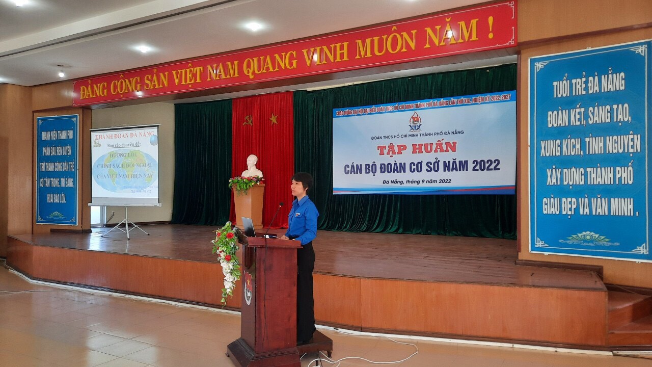Thành Đoàn Đà Nẵng tổ chức lớp Tập huấn cán bộ Đoàn cơ sở năm 2022