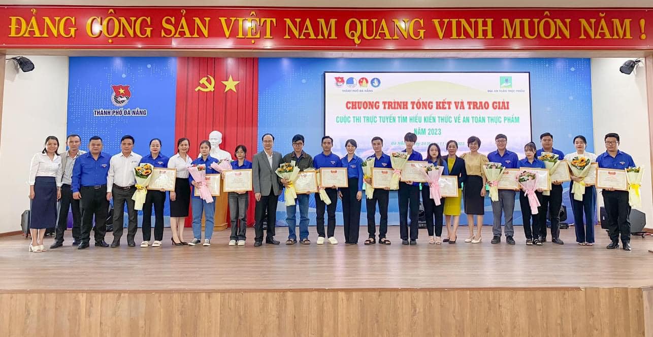 THÀNH ĐOÀN ĐÀ NẴNG TỔ CHỨC CHƯƠNG TRÌNH TỔNG KẾT VÀ TRAO GIẢI CUỘC THI TRỰC TUYẾN “TÌM HIỂU KIẾN THỨC VỀ AN TOÀN THỰC PHẨM” NĂM 2023 THÀNH ĐOÀN ĐÀ NẴNG TỔ CHỨC CHƯƠNG TRÌNH TỔNG KẾT VÀ TRAO GIẢI CUỘC THI TRỰC TUYẾN “TÌM HIỂU KIẾN THỨC VỀ AN TOÀN THỰC PHẨM” NĂM 2023