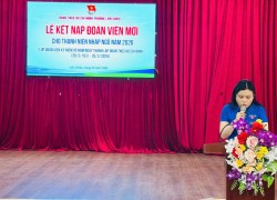 Tuổi trẻ phường Liên Chiểu tổ chức lễ kết nạp đoàn viên cho thanh niên nhập ngũ năm 2026