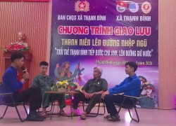 Đoàn xã Thạnh Bình: Chương trình giao lưu thanh niên lên đường nhập ngũ năm 2026