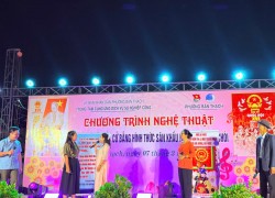 Tuổi trẻ phường Bàn Thạch tổ chức chương trình nghệ thuật tuyên truyền bầu cử bằng hình thức sân khấu hóa dân ca Bài Chòi