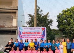 Sôi nổi giải bóng đá nữ chào mừng ngày 8/3 và 95 năm Ngày thành lập Đoàn TNCS Hồ Chí Minh tại xã Đại Lộc