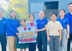 Đoàn xã Tam Hải bàn giao công trình thanh niên “Nhà nhân ái – Nhà khăn quàng đỏ”